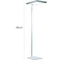 Lampadaire fluo Silhouette argent - Image 2