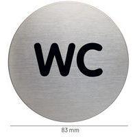 Plaque signalétique acier WC - Image 3