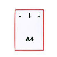 Lot de 10 Pochettes à pivot Tarifold - Housse unique - A4 - Rouge - Image principale