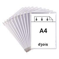 Lot de 10 Pochettes à pivot Tarifold - Housse unique - A4 - Blanc - Image 2