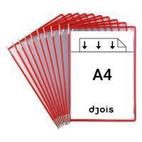 Lot de 10 Pochettes à pivot Tarifold - Housse unique - A4 - Rouge - Image 2