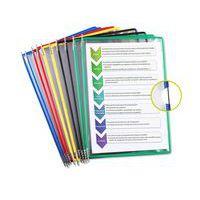 Lot de 10 Pochettes à pivot Tarifold - Housse unique - A4 - Assorti - Image 5
