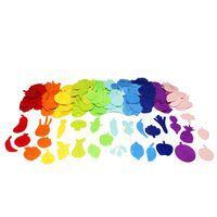 Lot de 300 formes potager et verger en feutrine adhésive - Image principale