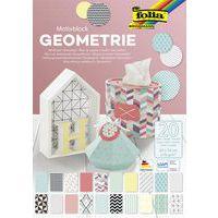 20 feuilles à motifs géométriques 24x34 cm 270g couleurs ass - Image principale