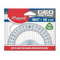 Rapporteur 180° base 12 cm - Geometric, en plastique recyclé - Image 3