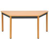 Table Lise trapèze pieds bois
