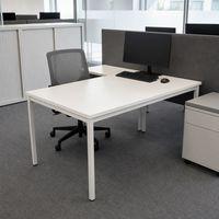 Bureau droit Base-Line, Largeur hors tout : 140 cm - Image 3