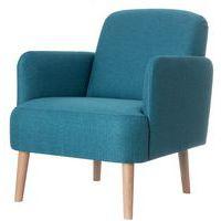 Fauteuil Duncan pied hêtre revêtement tissu poyester Paperflow - Image principale