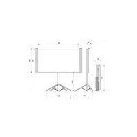 Ecran de projection portable Dragonfly 101 x 180 cm - Oray thumbnail image 6