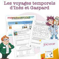 Les voyages temporels d'Inès et Gaspard Rallye maths  CM2 - Image principale