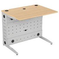 Bureau 2 pieds Plug-In 1 écran sortie verticale - QBS