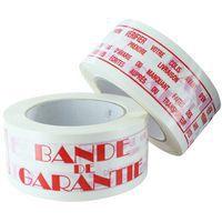 Lot de 36 rouleauxx PVC Blanc BANDE DE GARANTIE - Image principale