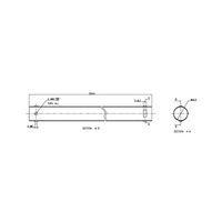 Support plafond universel pour vidéoprojecteur 53-171 cm Blanc – Abtus thumbnail image 3