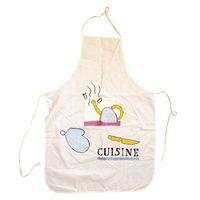 Lot tabliers adulte coton 100g/m² - 65x90 cm - 5 pcs - écru thumbnail image 2