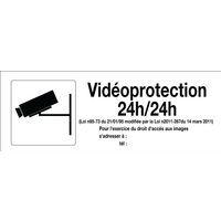 Panneau surveillance vidéo - vidéoprotection 24h/24h - Image principale