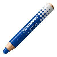 Crayon marqueur STABILO MARKdry - bleu thumbnail image 2