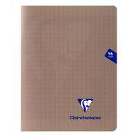 Mimesys cahier piqué polypro 17x22cm 96p séyès Gris - Lot de 10 - Image principale