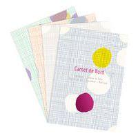 Carnet de bord assortiment "Fantaisie" Int'l piqué 14,8x21cm 40p - Lot de 10 - Image principale
