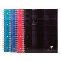 Bind'O Block 22,5x29,7cm 160p séyès cadré 4 couleurs de bandes perfo. 4 trous - Lot de 5 - Image principale