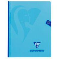 Cahier brochure cousue polypro 17x22cm 192p séyès - Clairefontaine