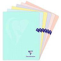 Cahier pastel 24x32cm 96 pages séyès coloris assortis - Clairefontaine