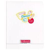 Cahier dessin piqué incolore 17x22 cm 32 pages uni 90g - Calligraphe thumbnail image
