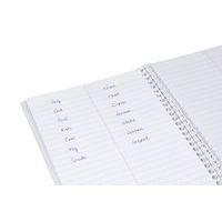Koverbook carnet vocabulaire spiralé 11x17cm 100p Ligné marge centrale - Lot de 10 - Image 4