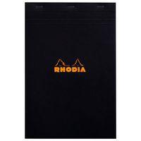 Bloc agrafé Black N 19 21x31,8 cm 80 feuilles Q.5x5 80g - Rhodia