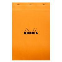 Bloc agrafé Orange N 19 21x31,8 cm 80 feuilles Q.5x5 80g - Rhodia