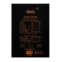 Bloc agrafé Rhodia BLACK N 18 21x29,7cm 80f Q.5x5 80g - Lot de 5 thumbnail image 2