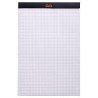 Bloc agrafé Rhodia BLACK N 19 21x31,8cm 80f Q.5x5 80g - Lot de 5 - Image 3