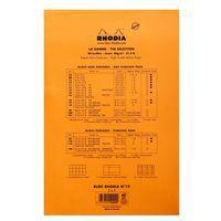 Bloc agrafé Rhodia ORANGE N 19 21x31,8cm 80f Q.5x5 80g - Lot de 5 - Image 4