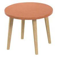 Table basse ronde Upcy Ø 45 cm décor uni Tizu - Image principale