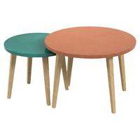 Tables basses gigognes Upcy décor plateau uni Tizu thumbnail image 15