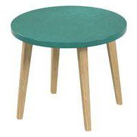 Table basse ronde Upcy Ø 45 cm décor uni Tizu - Image 2