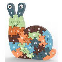 Puzzle chiffres et lettres escargot - Image 2