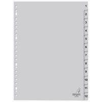 25 Lots d' Intercalaire numérique éco - Nb de divisions 12 - A4 - Image principale