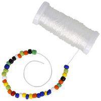 Bobine 20m fil nylon élastique incolore 0,5mm thumbnail image 2
