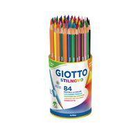 Pot de 84 crayons couleurs assorties omyacolor stilnovo - Giotto