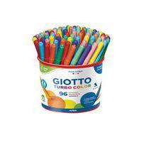 Pot plastique 96 feutres turbolcolor pointe 2,8 mm - Giotto thumbnail image