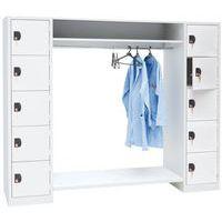 Vestiaire multicases penderie ouverte Modulo 1 à 2 colonnes - Manutan Expert - Image 4