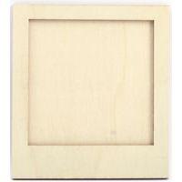 Cadre photo type polaroid bois 94x100x4mm - Image principale