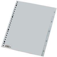 25 Lots d' Intercalaire numérique éco - Nb de divisions 5 - A4 - Image principale