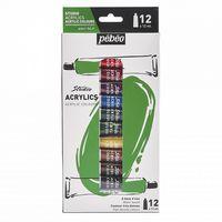 Set Acrylique Studio tubes 12 x 12 ml - Pébéo
