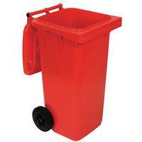 Poubelle Full Color - 120 L - Rouge - Manutan - Image 3