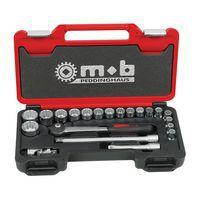 Coffret box 1/2'' 21 pièces, 12 pans, cliquet rond - Ref. : 9435021301 - Image principale