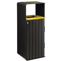 Poubelle de tri Artri 110 L - acier anticorrosion lattes alu Rossignol Pro thumbnail image 3