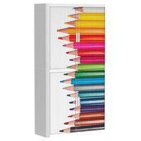 Armoire à rideaux personnalisée crayons hauteur 204 cm thumbnail image 2