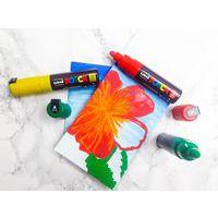 Boîte 8 marqueurs POSCA assortis, pointe conique large PC7M thumbnail image 2