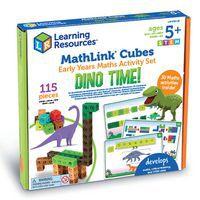 Lot 100 cubes MathLink dinosaures + 15 cartes - Learning ressources